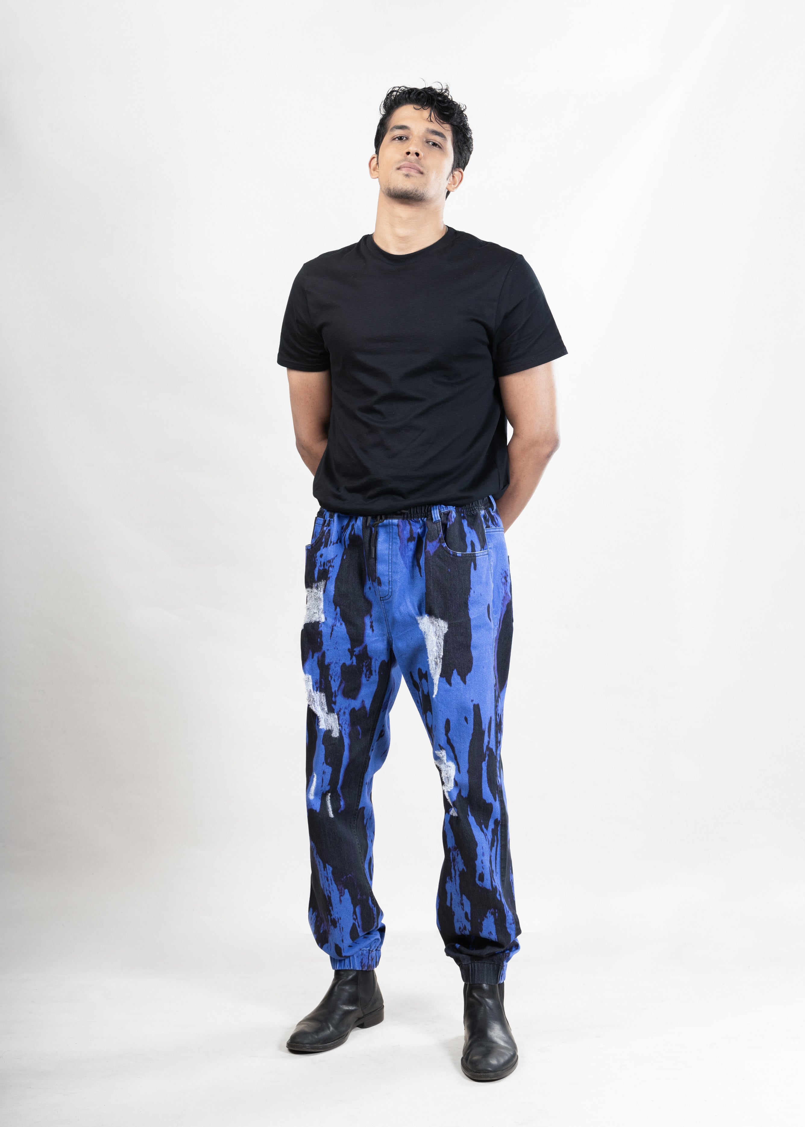 Night Blues Denim Joggers (Unisex)
