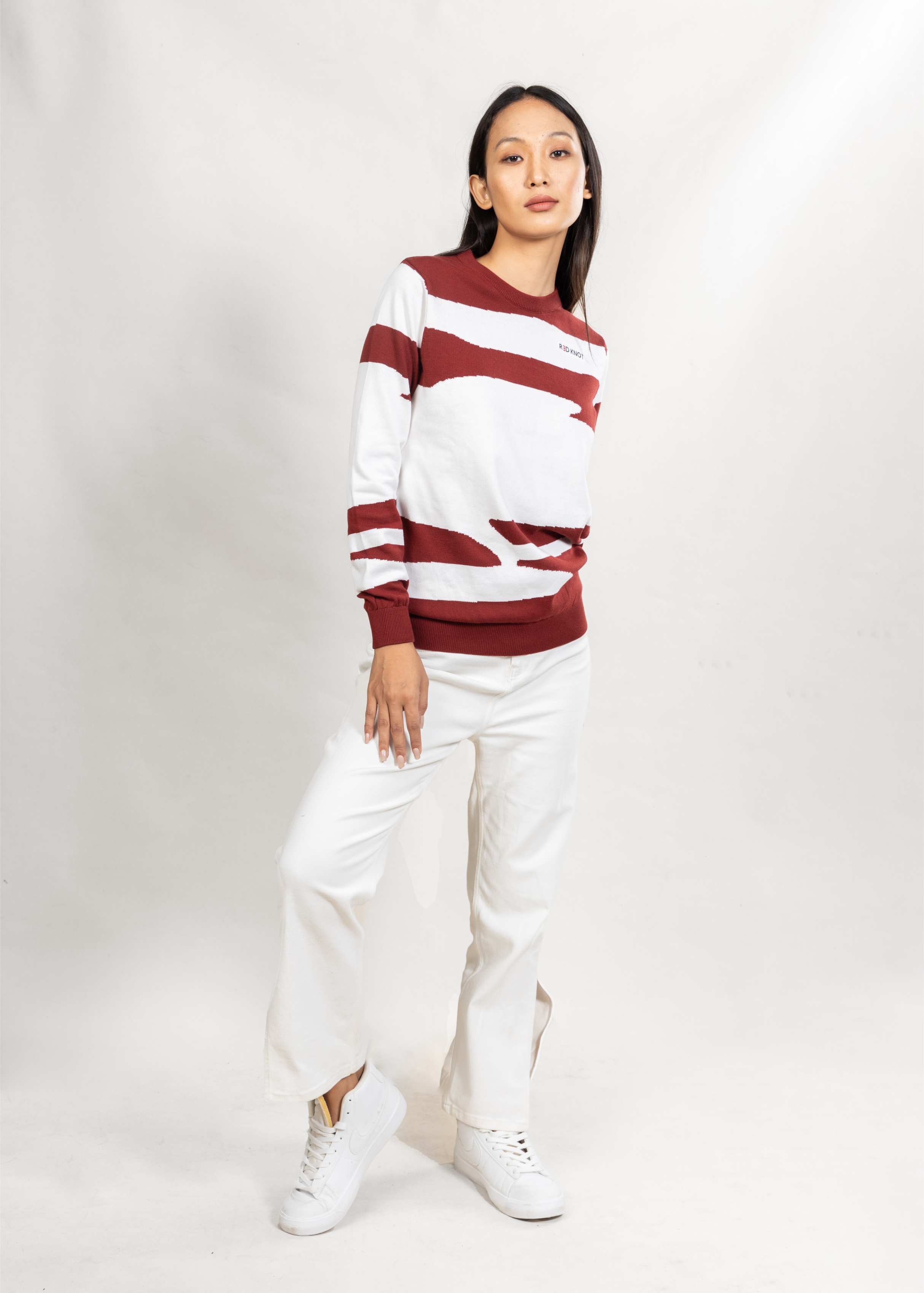 Maroon Cozee Knit T-Shirt (Unisex)