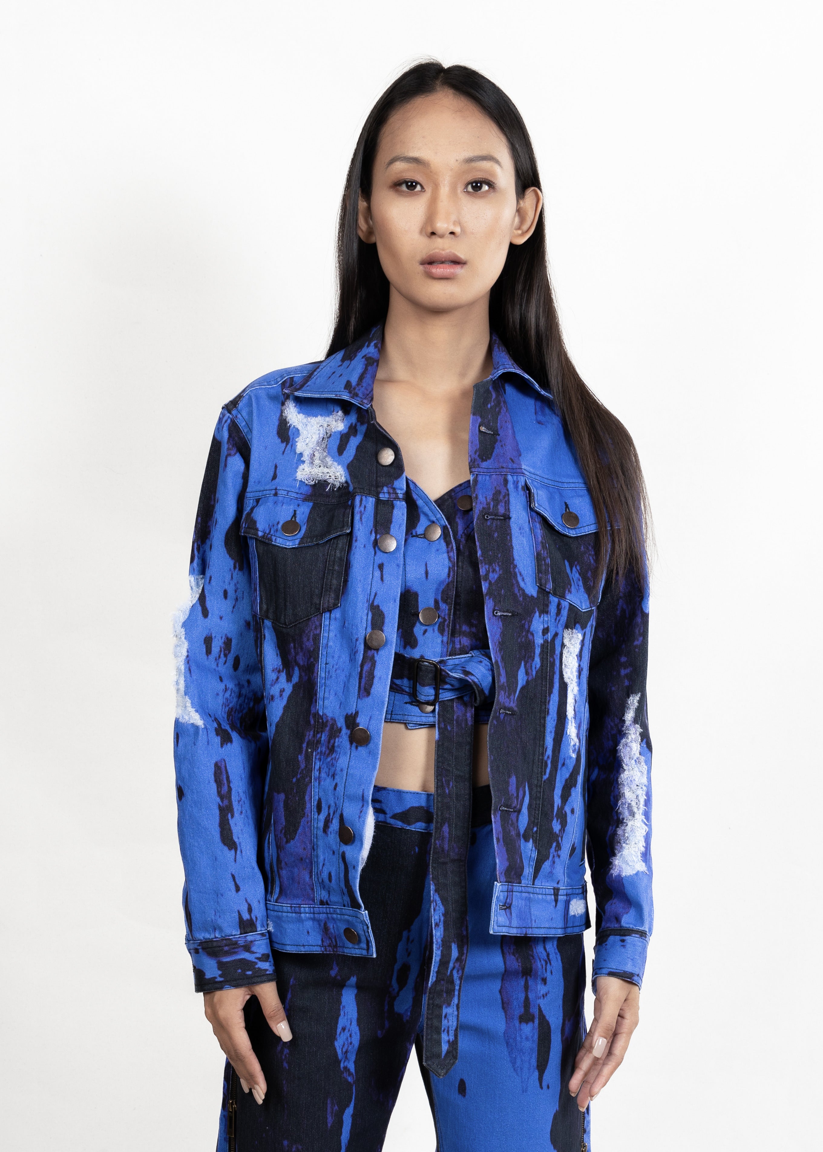 Night Blues Denim Jacket (Unisex)