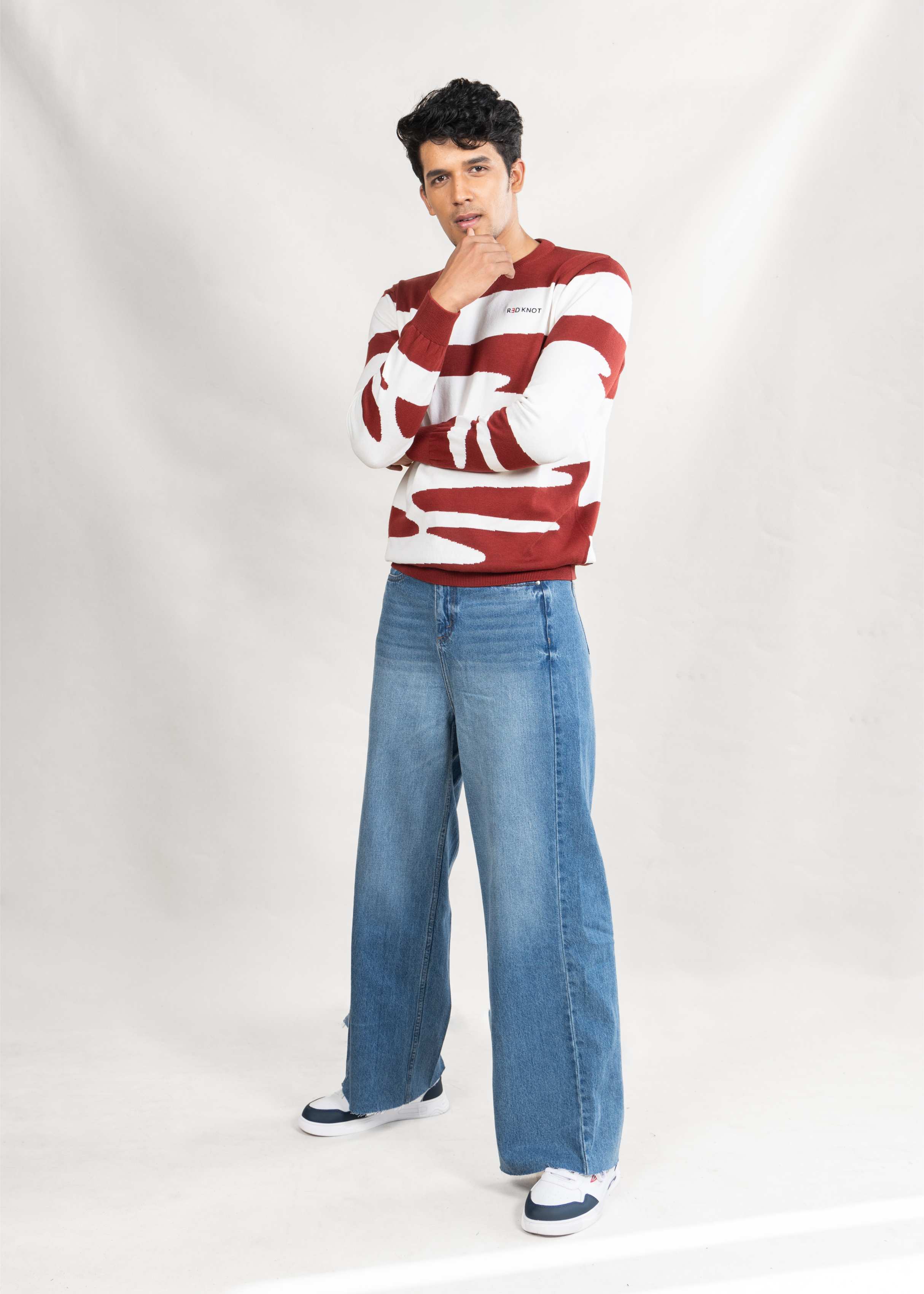 Maroon Cozee Knit T-Shirt (Unisex)