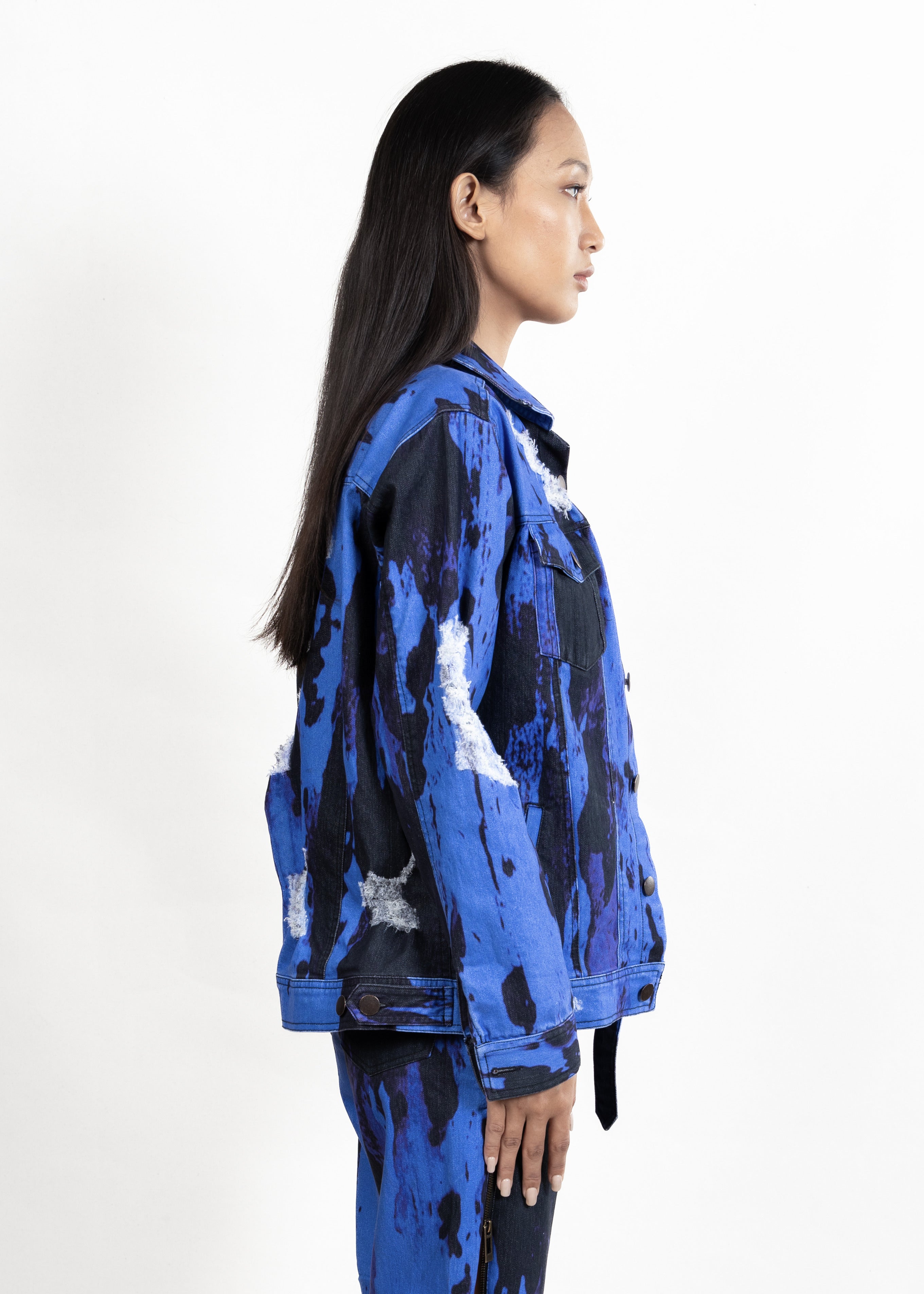 Night Blues Denim Jacket (Unisex)