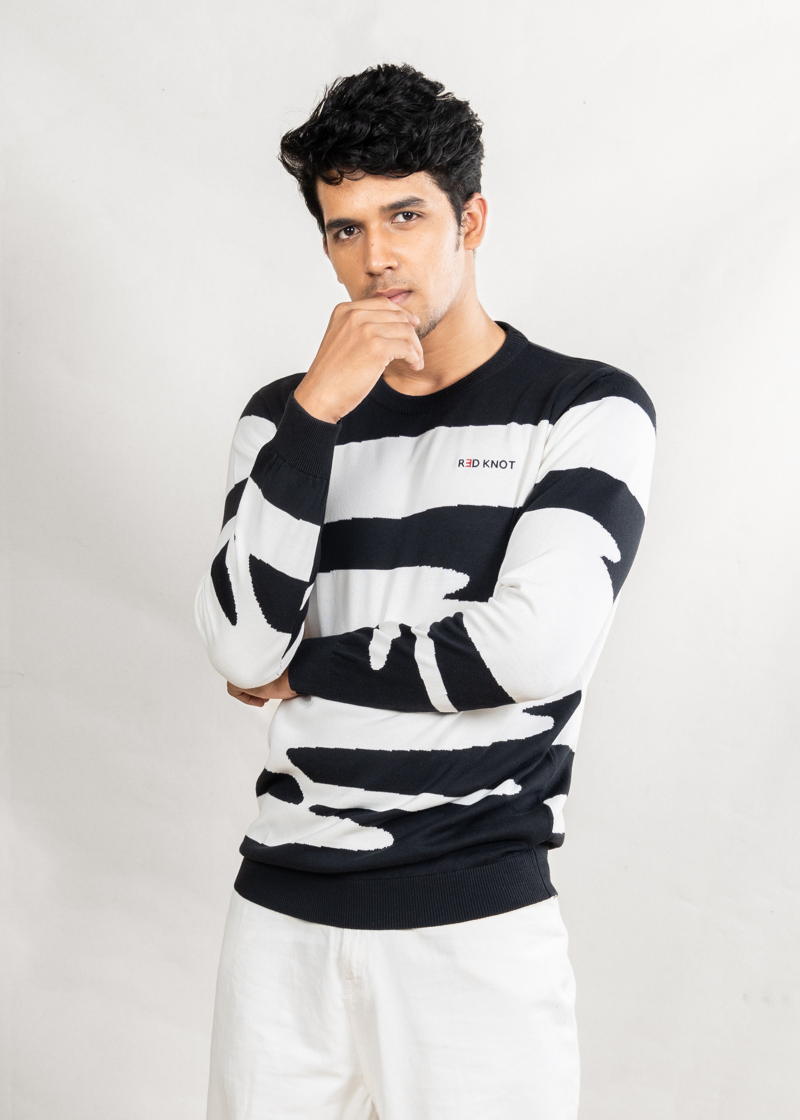 Black Cozee Knit T-Shirt (Unisex)