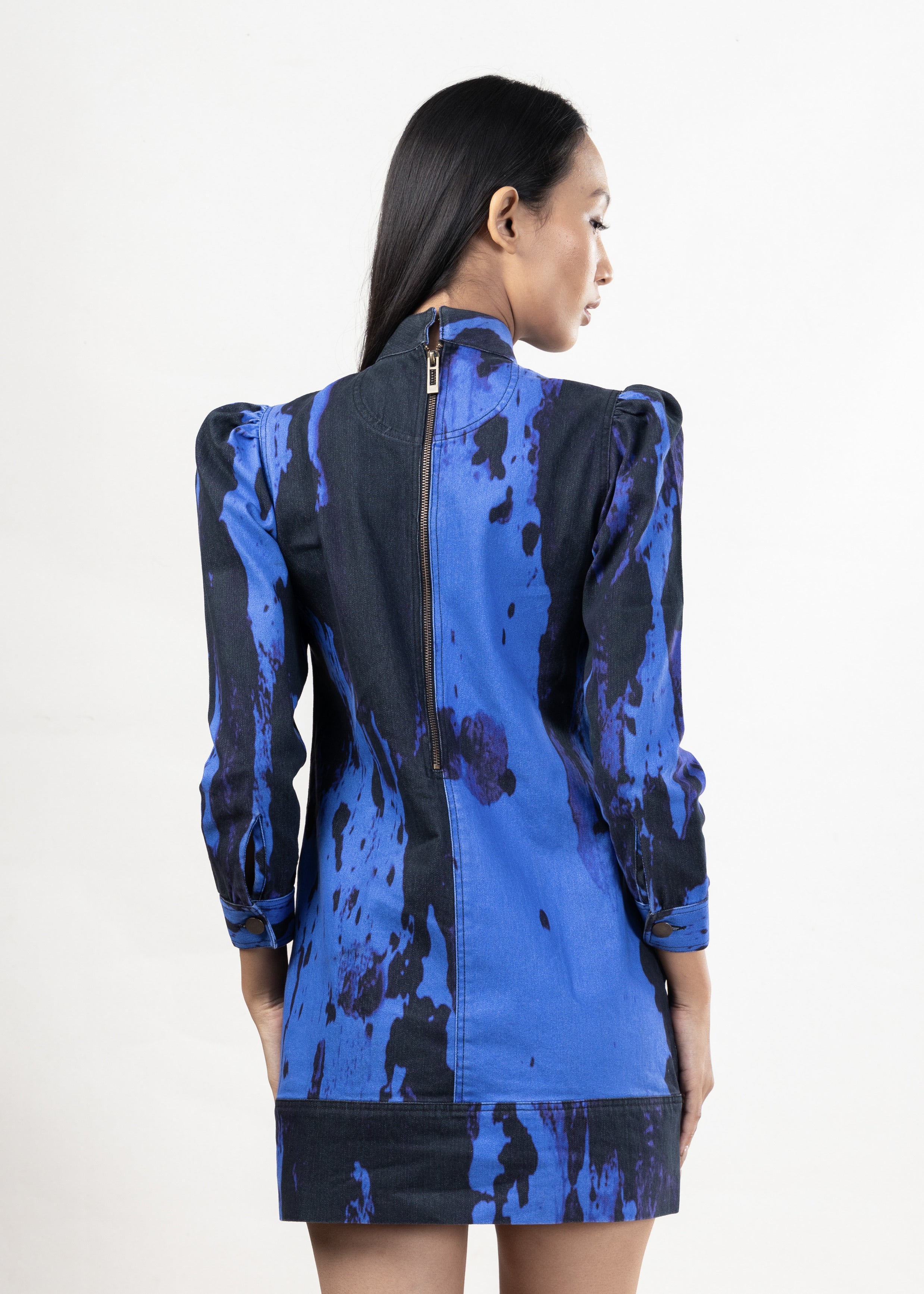 Night Blues Denim Dress