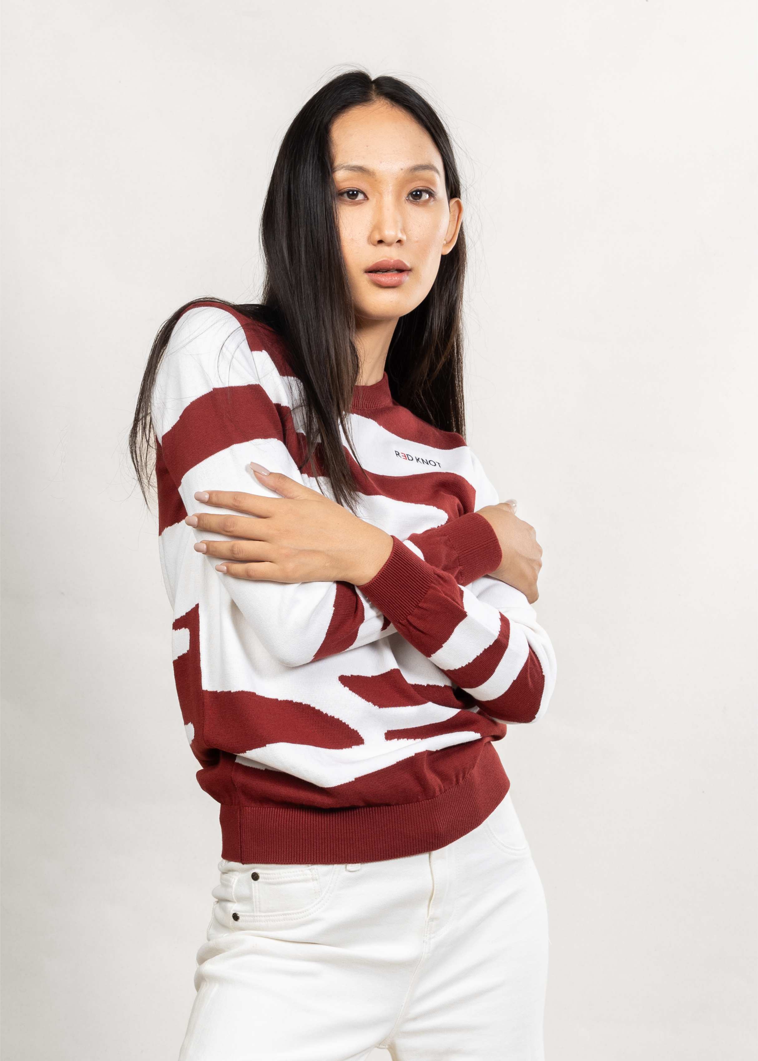 Maroon Cozee Knit T-Shirt (Unisex)