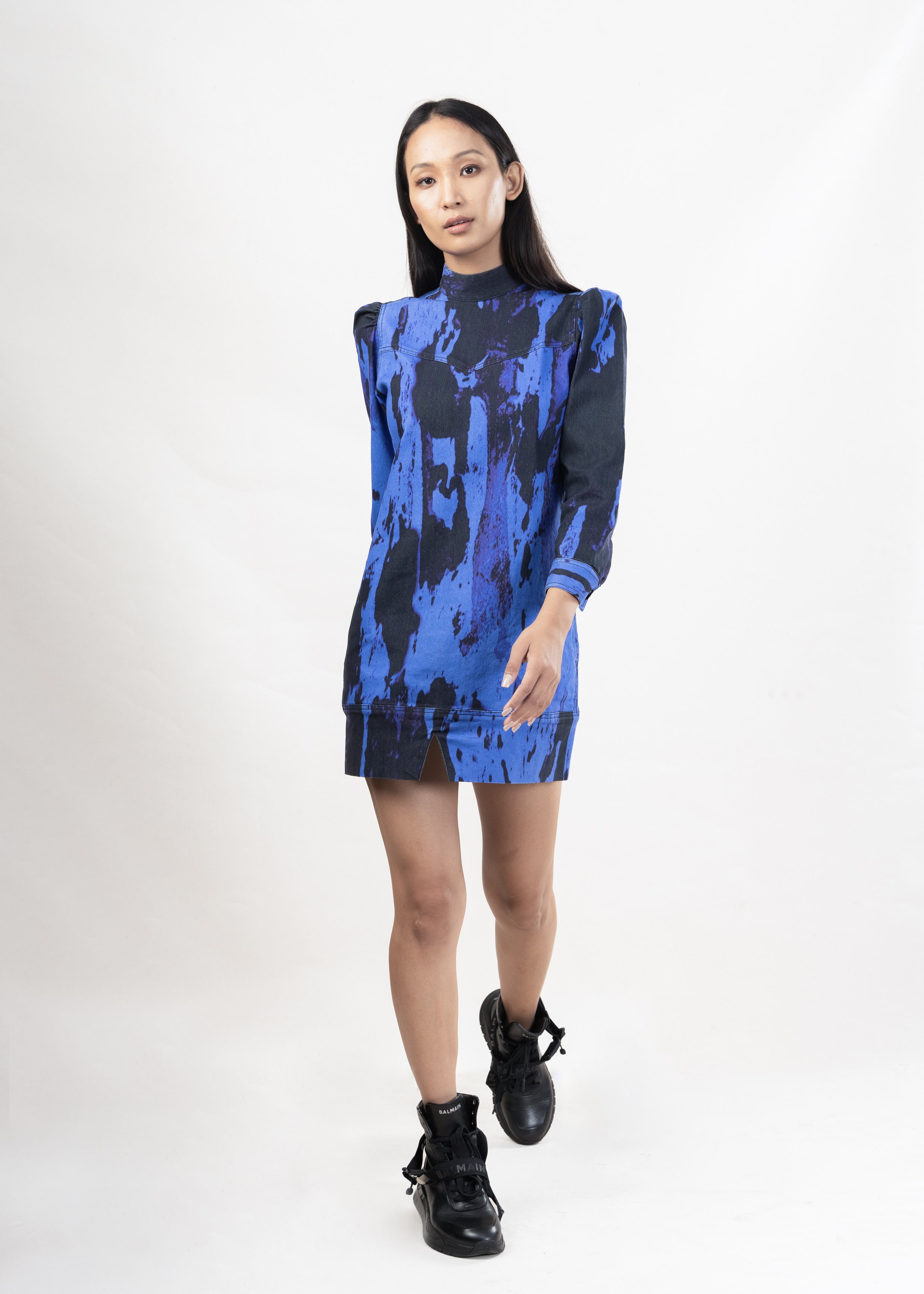 Night Blues Denim Dress