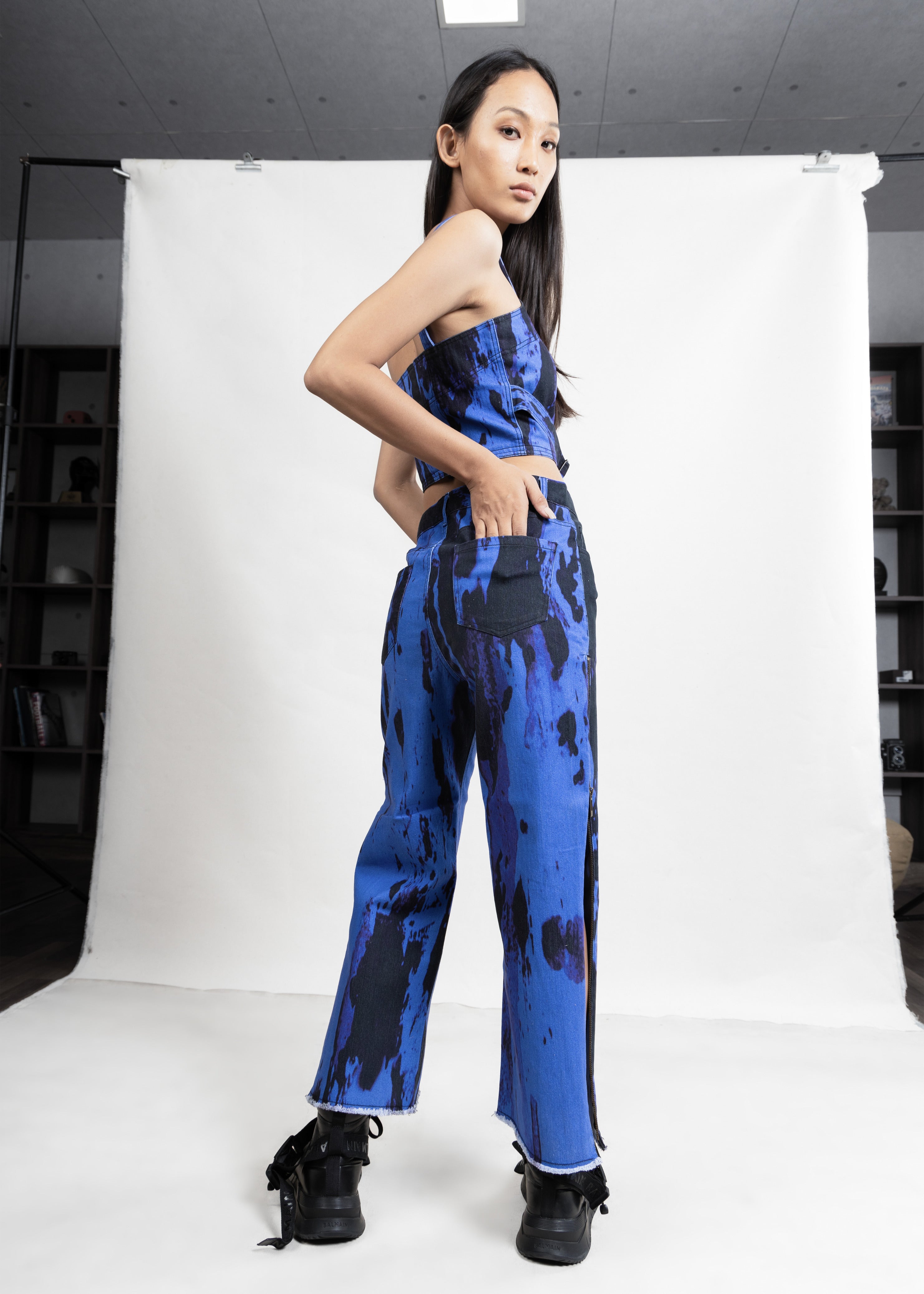 Night Blues High waist Pant