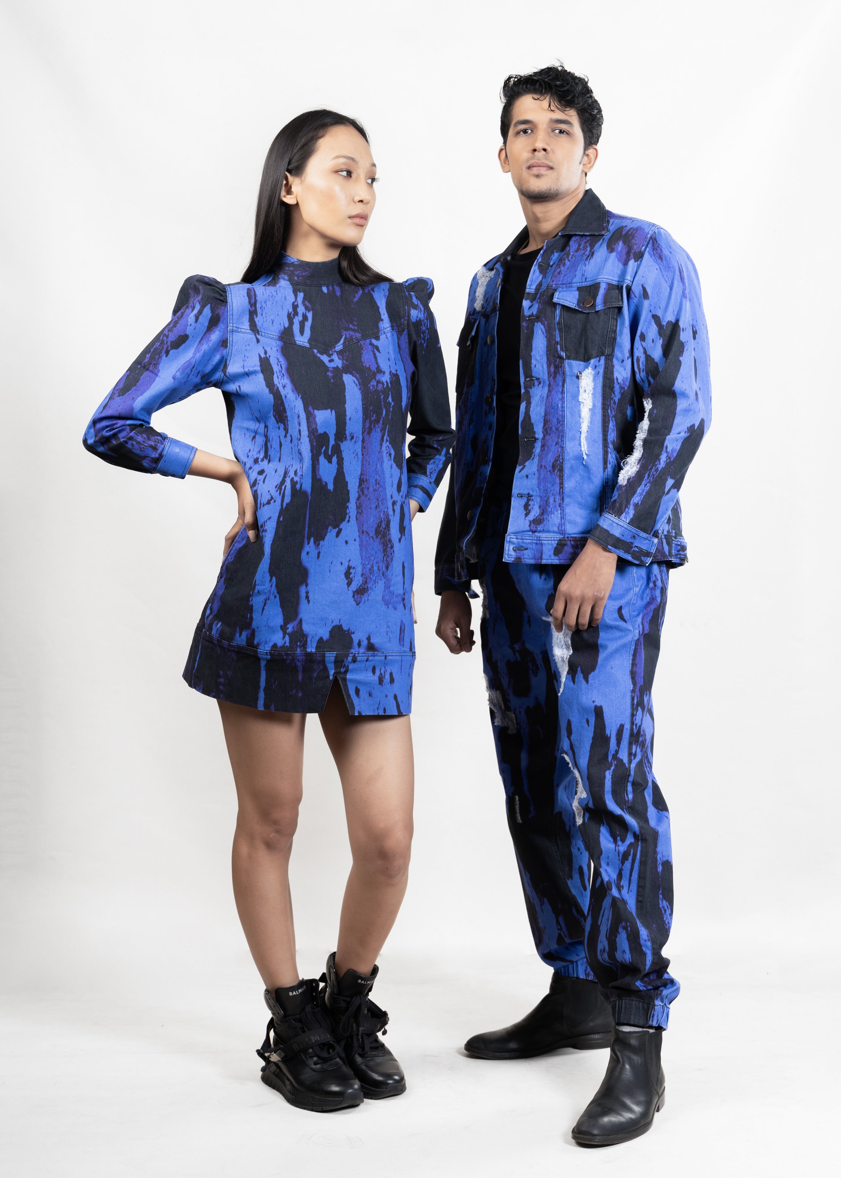 Night Blues Denim Jacket (Unisex)