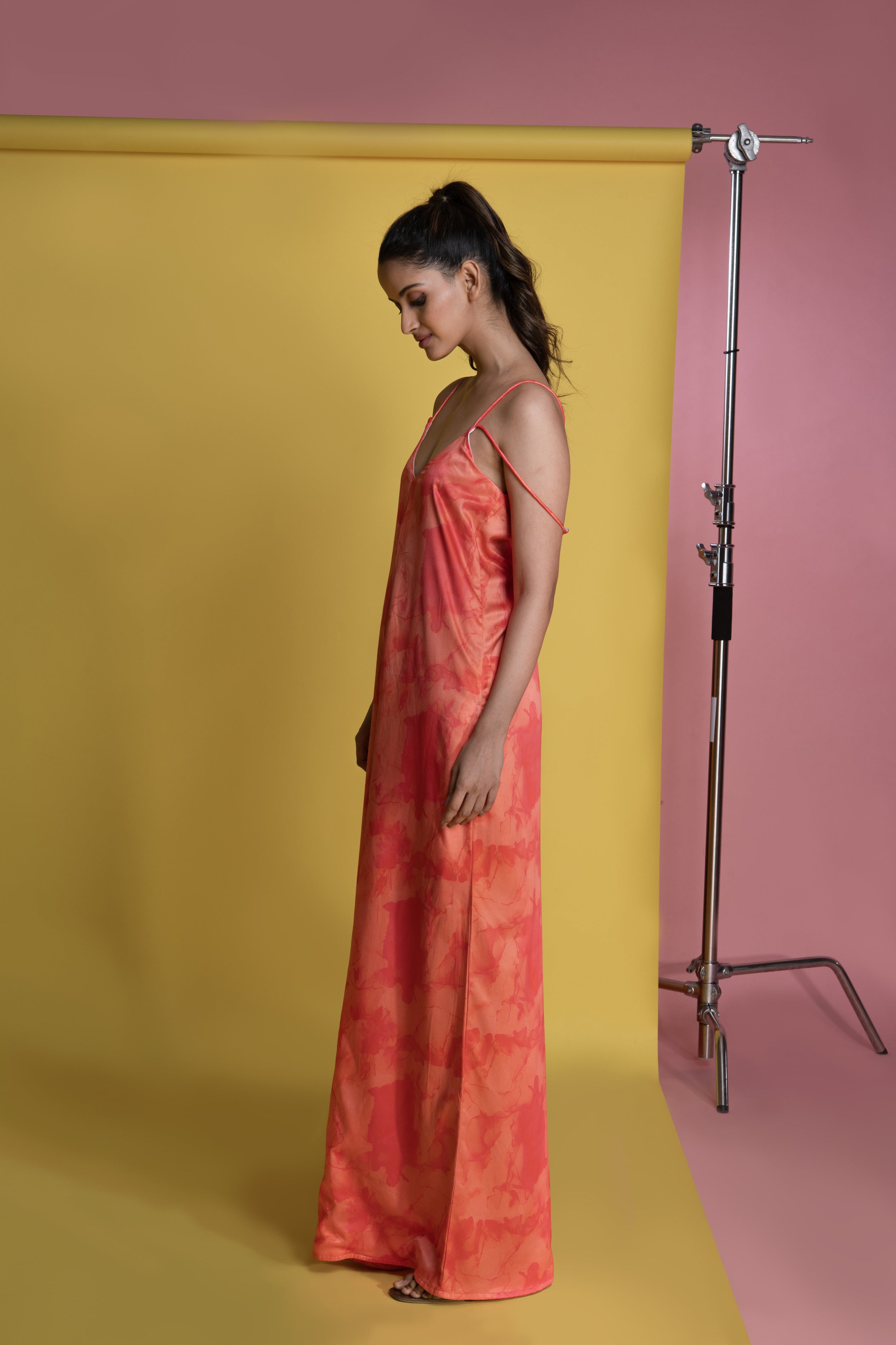 Water Color Slip on Jumpsuit