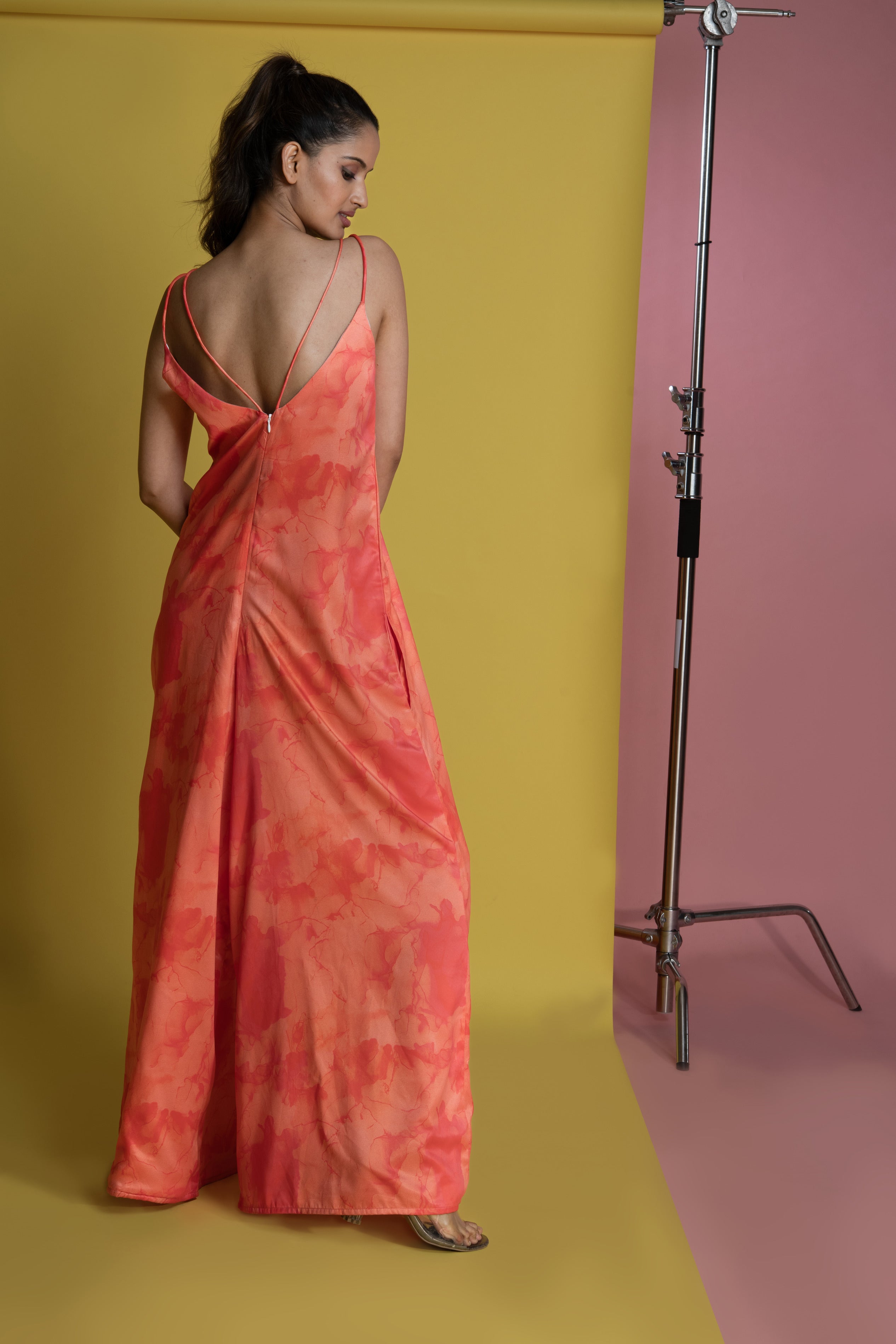 Water Color Slip on Jumpsuit