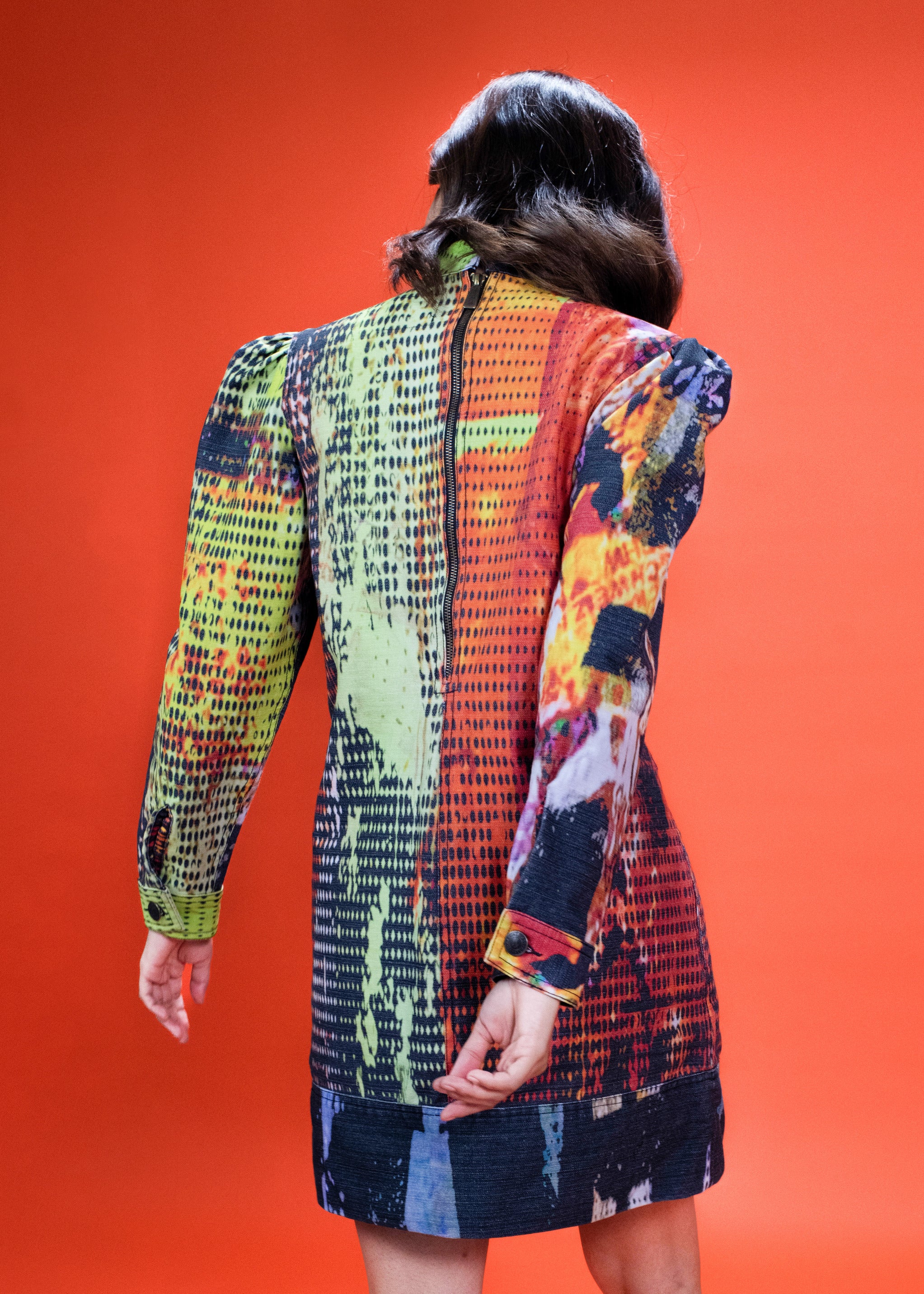 New Graffiti Denim Dress