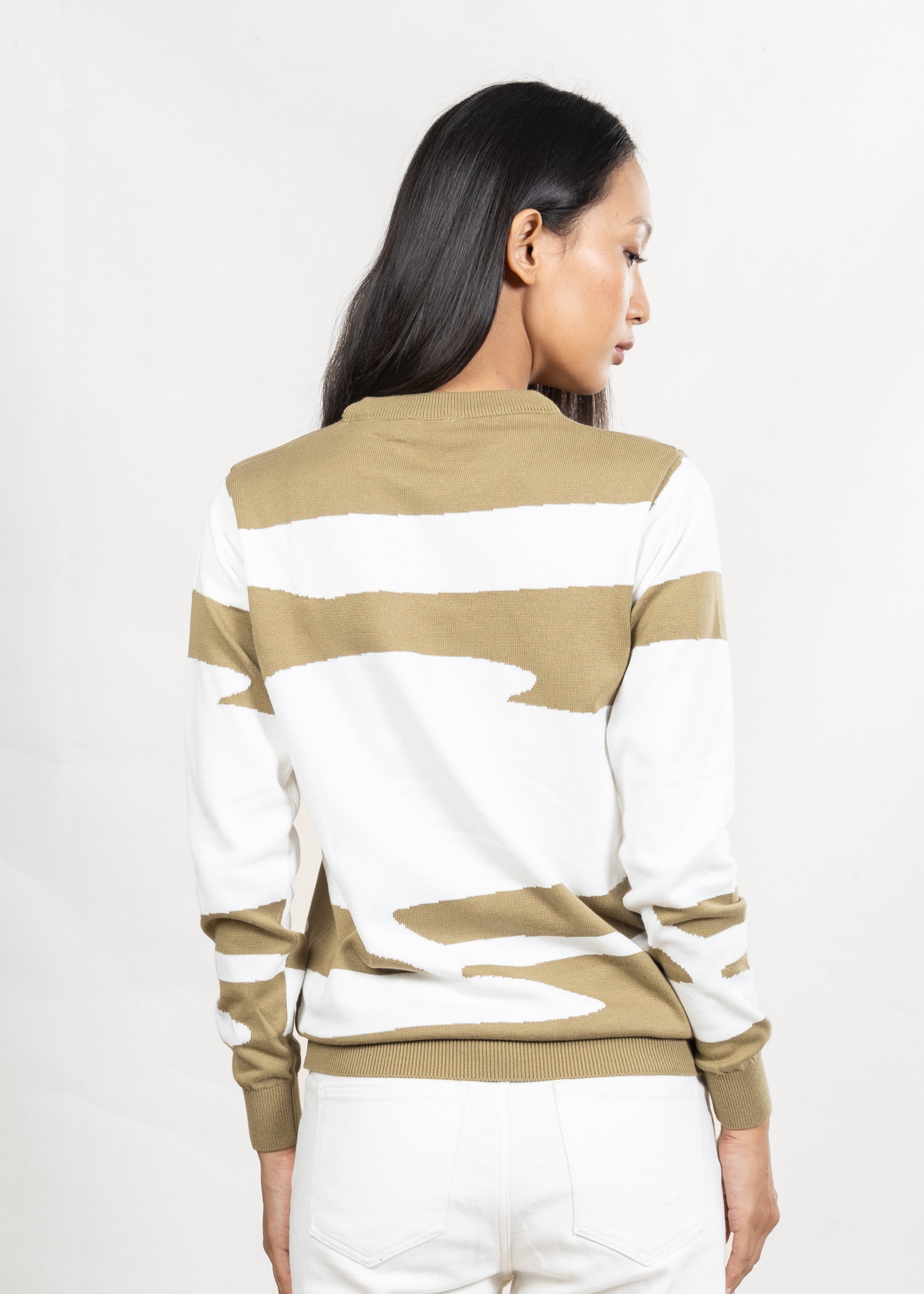 Beige Cozee Knit T-Shirt (Unisex)
