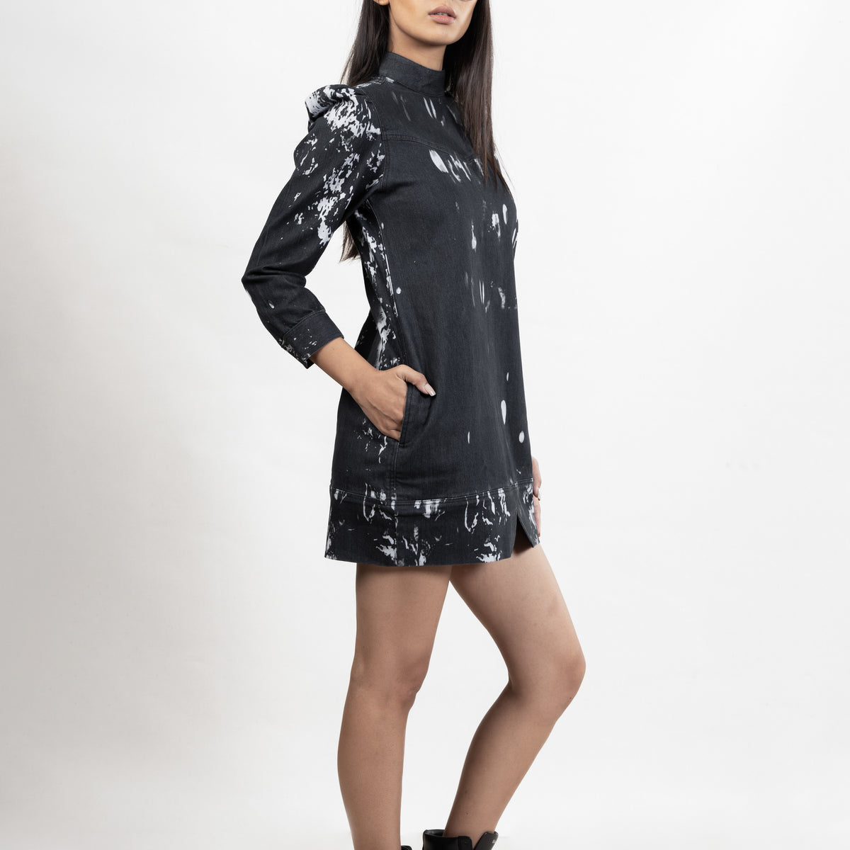 Smokey Black Denim Dress Smokey Black Denim Dress