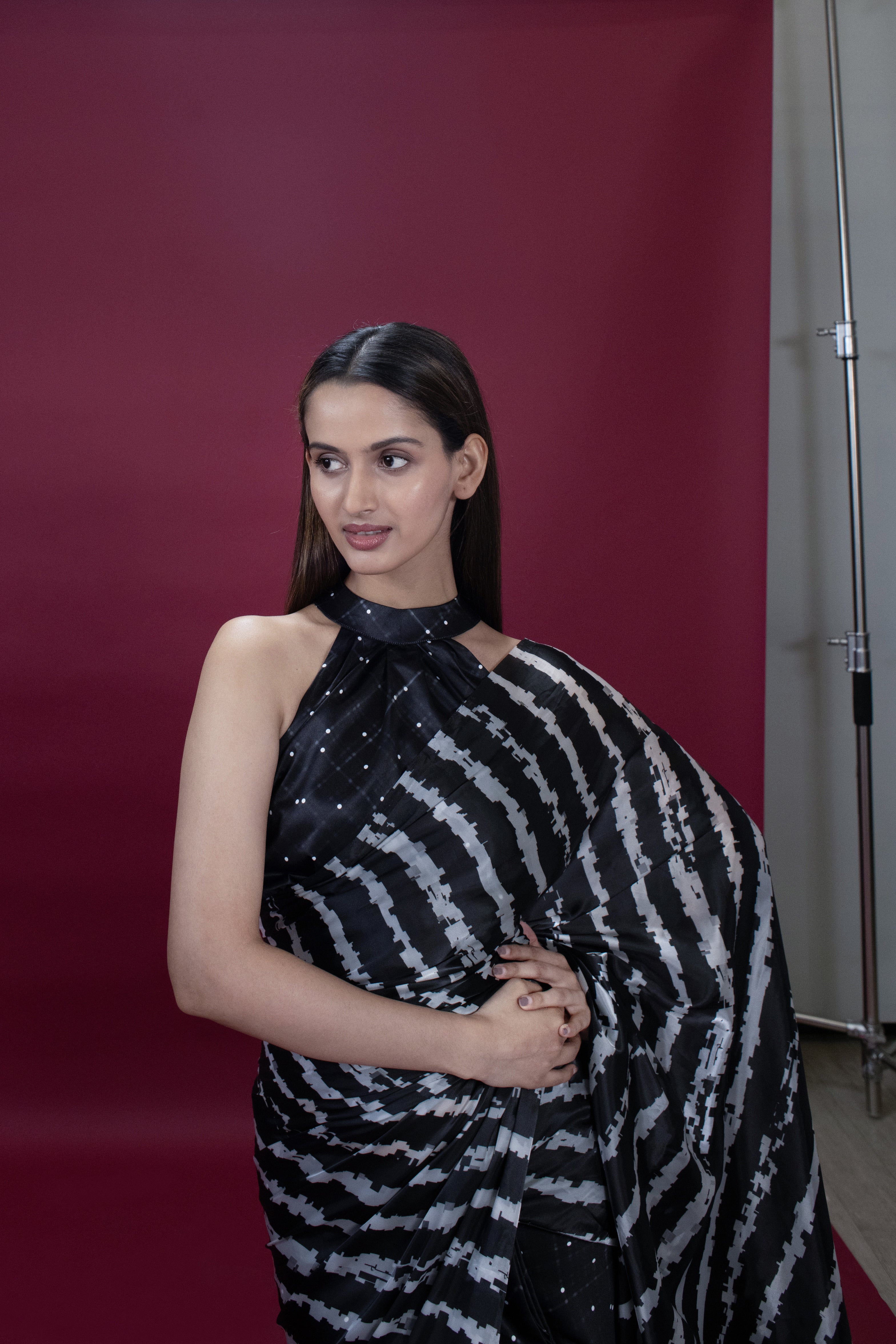 Black Stripes (Saree Only)